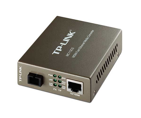 Conversor de Midia TP-Link WDM de 10/100Mbps, MC112CS