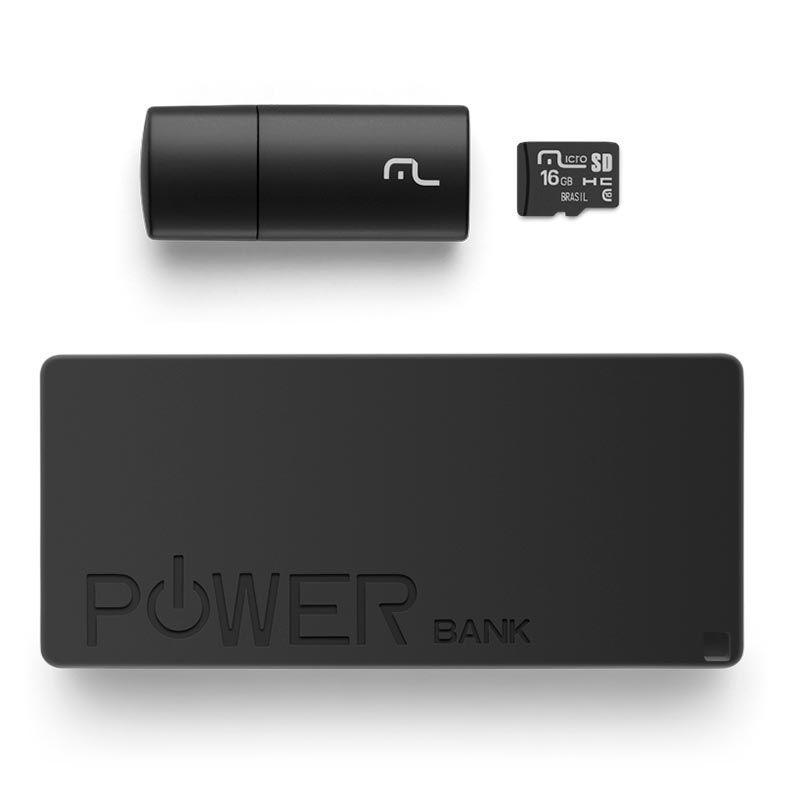 Kit Smartphone Multi PowerBank/PenDrive/Cartão SD 16GB, MC220