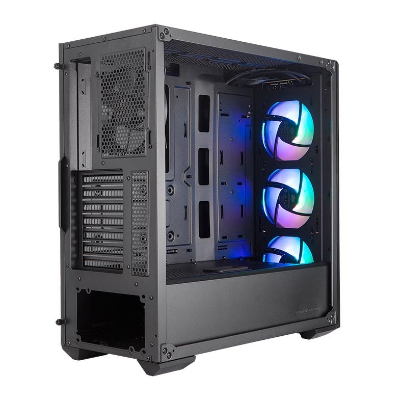 Gabinete Cooler Master Masterbox MB520 ARGB Lateral Vidro Temp Preto, MCB-B520-KGNN-RGA