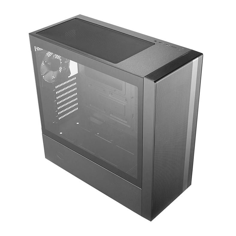 Gabinete Cooler Master Masterbox NR600 Lateral Vidro Temp Preto, MCB-NR600-KGNN-S00