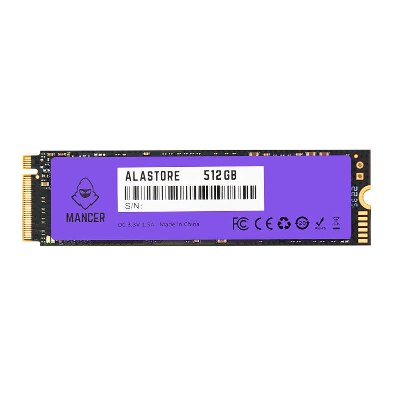 SSD Mancer Alastore A3, 512GB, M.2 2280, PCIe NVMe, Leitura 2000MB/s, Gravacao 1450MB/s, MCR-ALTA3-512