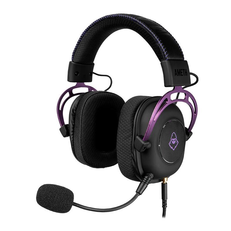 Headset Gamer Mancer Ameth Purple Edition, Som Surround 7.1