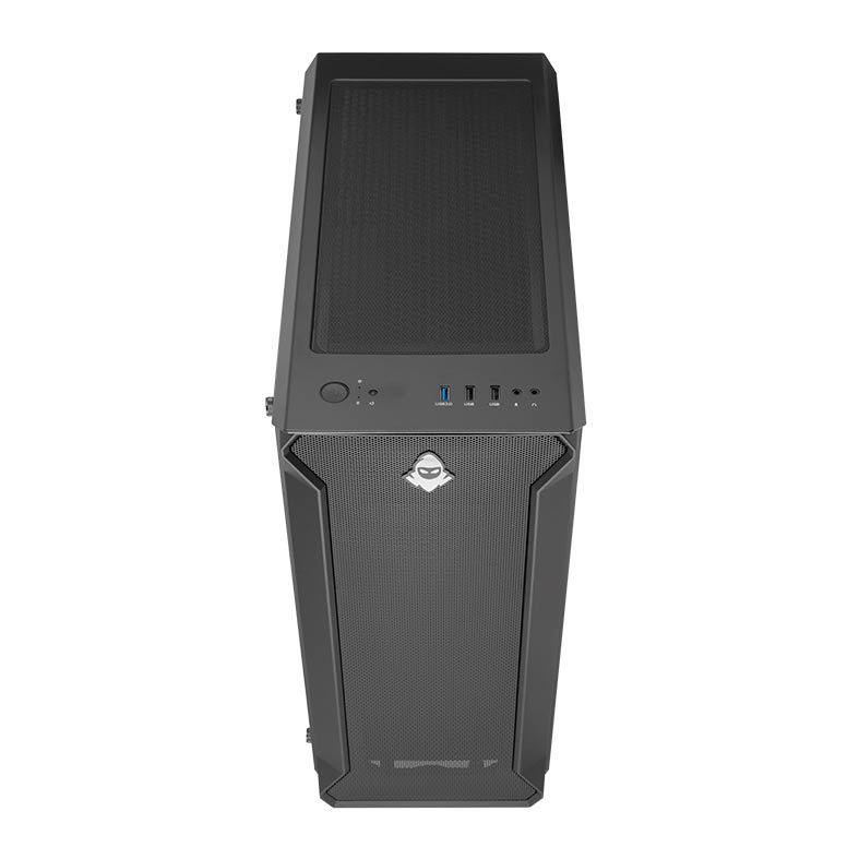 Gabinete Gamer Mancer Anubis Lateral Vidro Preto, MCR-AS01-RGB