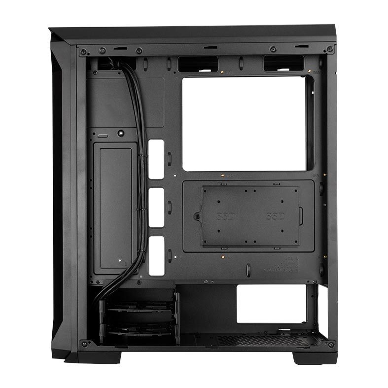 Gabinete Gamer Mancer Anubis Lateral Vidro Preto, MCR-AS01-RGB