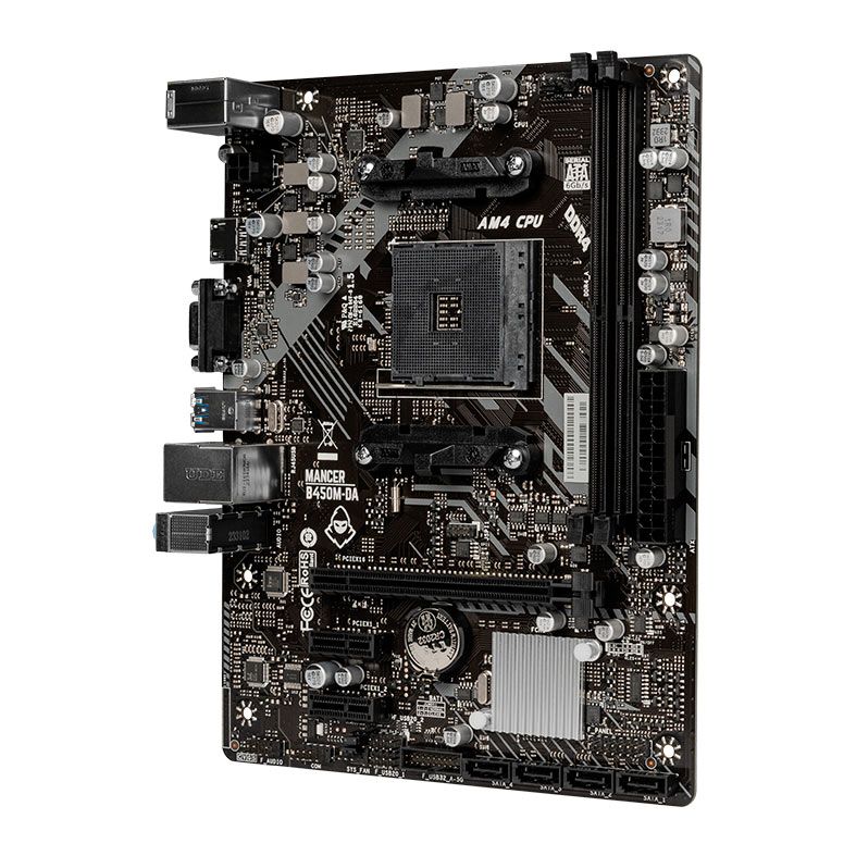 Placa Mae Mancer B450M-DA, DDR4, Socket AM4, M-ATX, Chipset AMD B450, MCR-B450M-DA