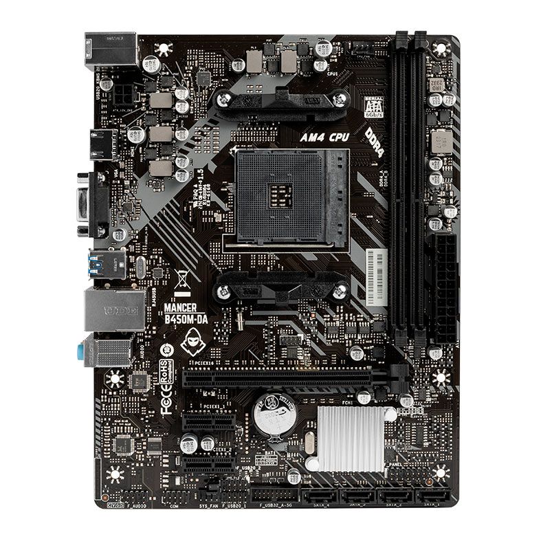 Placa Mae Mancer B450M-DA, DDR4, Socket AM4, M-ATX, Chipset AMD B450, MCR-B450M-DA