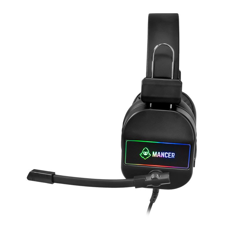 Headset Gamer Mancer Bassex, Drivers 50mm, Preto, MCR-BSS-BL01