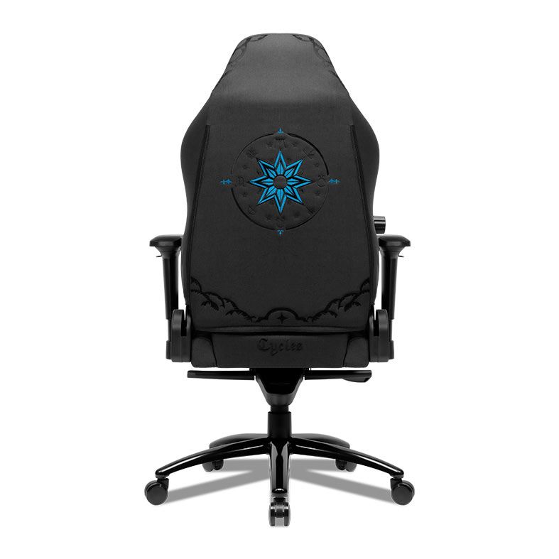 Cadeira Gamer Mancer Cycles Z Season, Espuma Moldada, Braco 4D, Preto e Azul, MCR-CCS-BLU