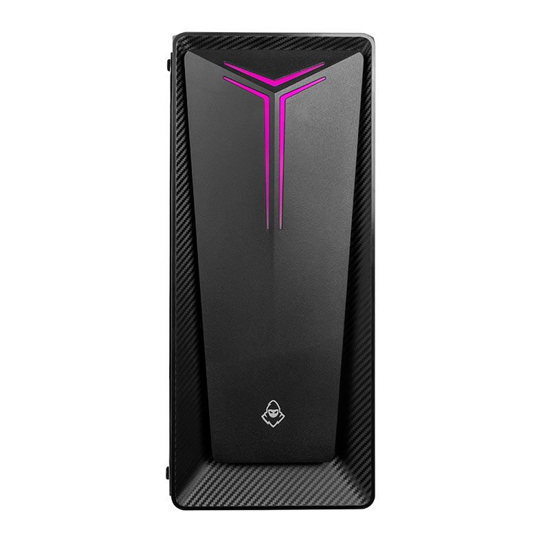 Gabinete Gamer Mancer Crusader, Mid-Tower, Lateral de Vidro, Com 1 Fan, Preto, MCR-CSD-BK01