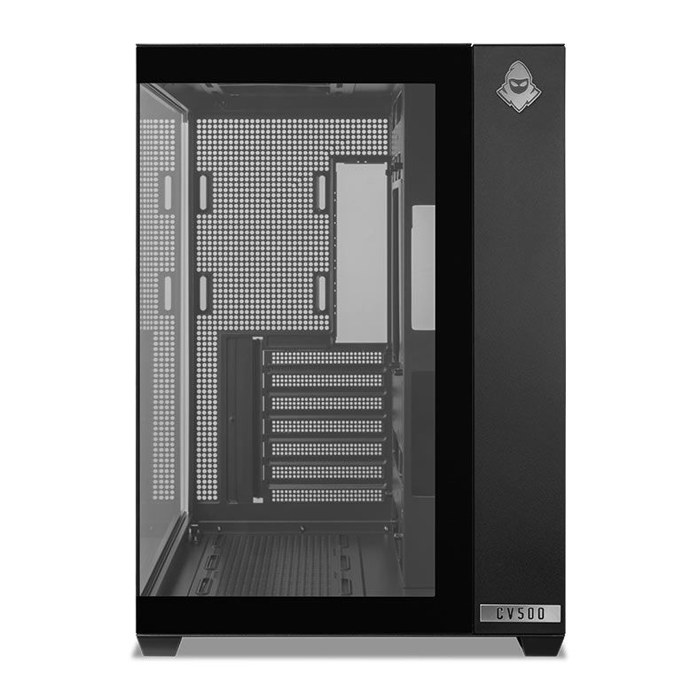 Gabinete Gamer Mancer CV500, Mid Tower, Lateral De Vidro, Preto, MCR-CV500-BK