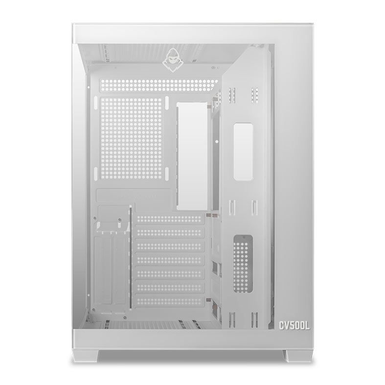 Gabinete Gamer Mancer CV500L, Mid Tower, Lateral De Vidro, Branco, MCR-CV500L-WH