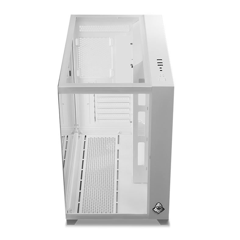 Gabinete Gamer Mancer CV550, Mid-Tower, Lateral de Vidro, Branco, MCR-CV550-WH
