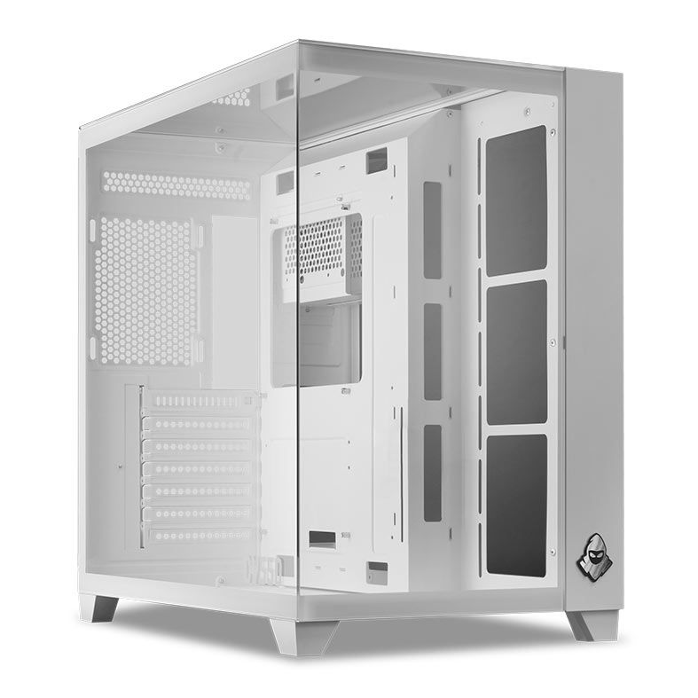 Gabinete Gamer Mancer CV550, Mid-Tower, Lateral de Vidro, Branco, MCR-CV550-WH