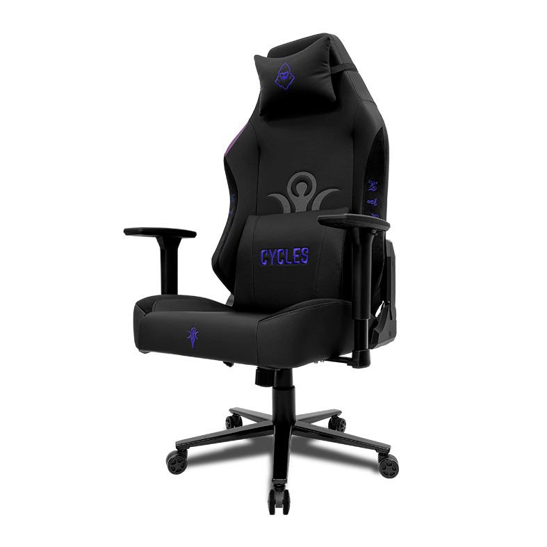 Cadeira Gamer Mancer Cycles, Preto e Roxa, MCR-CYS-PRP01