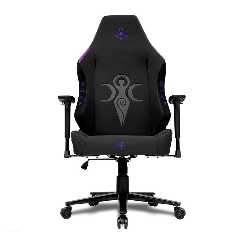 Cadeira Gamer Mancer Cycles, Preto e Roxa, MCR-CYS-PRP01