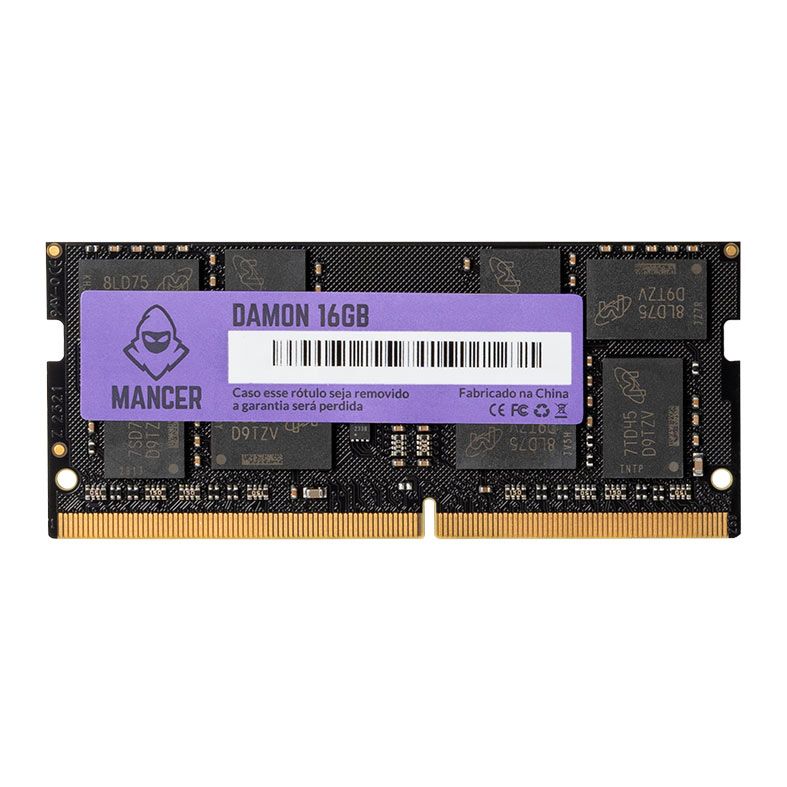 Memoria Para Notebook Mancer Damon, 16GB (1X16GB), DDR4, 2666MHz, C19, MCR-DMN-16GB