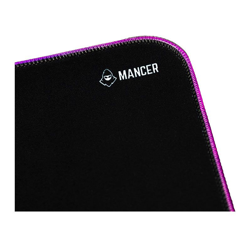 Mousepad Gamer Mancer Dark Scroll, RGB, Pequeno, 350x250x3mm, MCR-DSR-RGBPQ01