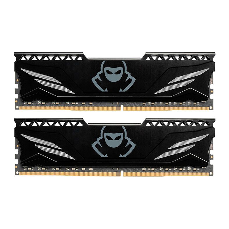 Memoria Mancer Dantalion, 16GB (2x8GB), DDR4, 3200MHz, CL22, Preta e Branca, MCR-DTL2X83200-16GB
