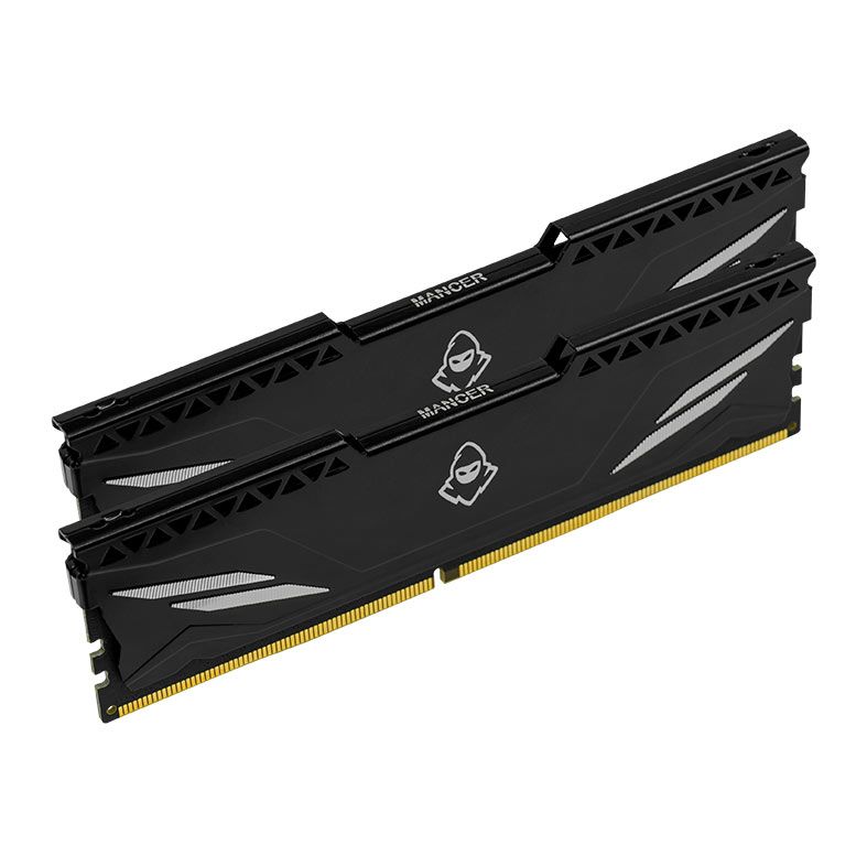 Memoria Mancer Dantalion, 16GB (2x8GB), DDR4, 3200MHz, CL22, Preta e Branca, MCR-DTL2X83200-16GB