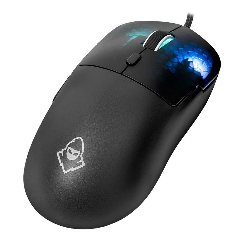 Mouse Gamer Mancer Draxor, RGB, 7200DPI, 6 Botoes, Preto, MCR-DXR-RGB01