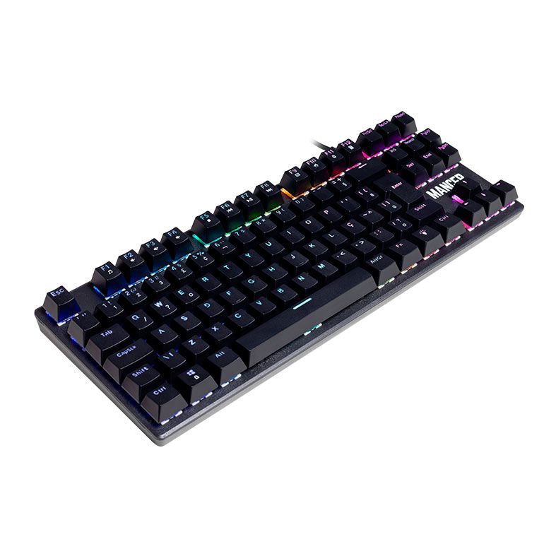 Teclado Mecanico Gamer Mancer Ghoul, RGB, ABNT2, Switch Outemu Azul, MCR-GHL-RGB01