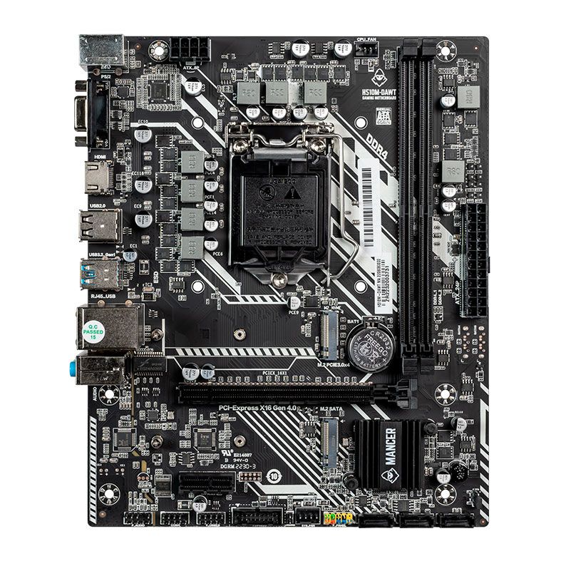 Placa Mae Mancer H510M-DAWT, DDR4, Socket LGA1200, Chipset Intel H510, MCR-H510M-DAWT