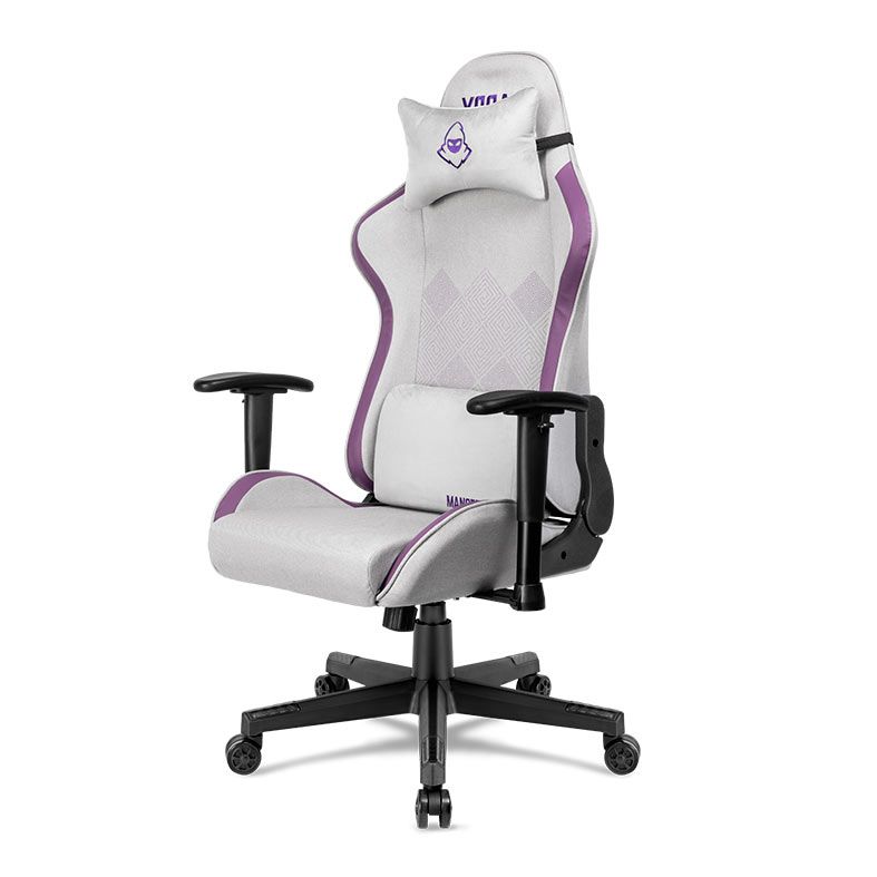 Cadeira Gamer Mancer Harpy SL, Branco e Roxo, MCR-HRPSL-WTPRP