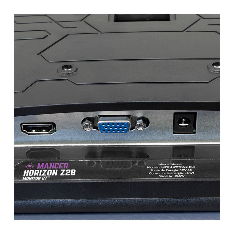 OPENBOX - Monitor Gamer Mancer Horizon Z2B, 27 Pol, VA, FHD, 1ms, 100Hz, HDMI/VGA, MCR-HZ27BN2-BL3