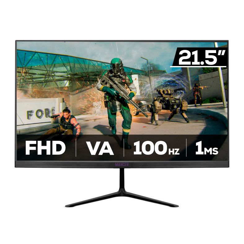 Monitor Gamer Mancer Horizon Z3B, 21.5 Pol, VA, FHD, 1ms, 100Hz, HDMI/VGA, MCR-HZ3BN21-BL2