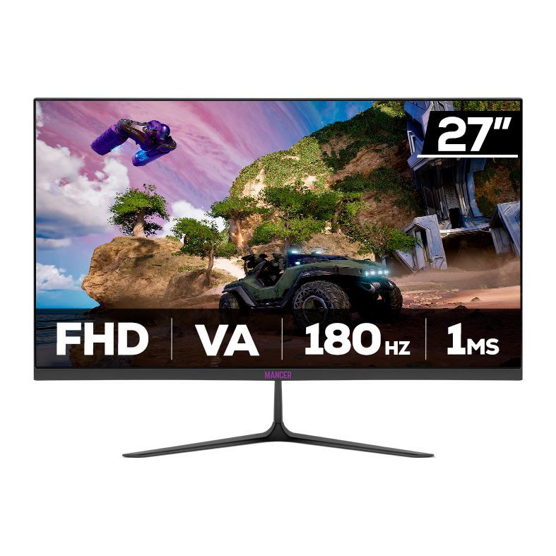 OPENBOX - Monitor Gamer Mancer Horizon Z4 Pro, 27 Pol, VA, FHD, 1ms, 180Hz, HDMI/VGA, MCR-HZ4PRO27-BL1