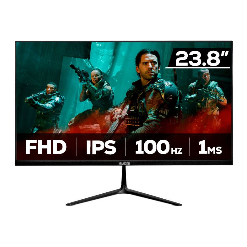 Monitor Gamer Mancer Horizon Z2S, 23.8 Pol, IPS, FHD, 1ms, 100Hz, HDMI/VGA, MCR-HZN24S-BL4