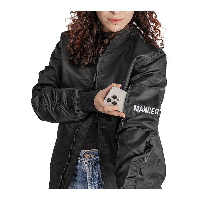 Jaqueta Bomber Mancer, P, Preto, MCR-JBMB-PBK