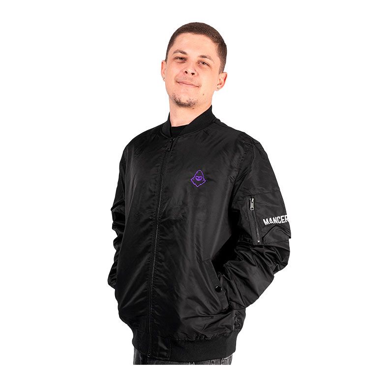 Jaqueta Bomber Mancer, P, Preto, MCR-JBMB-PBK