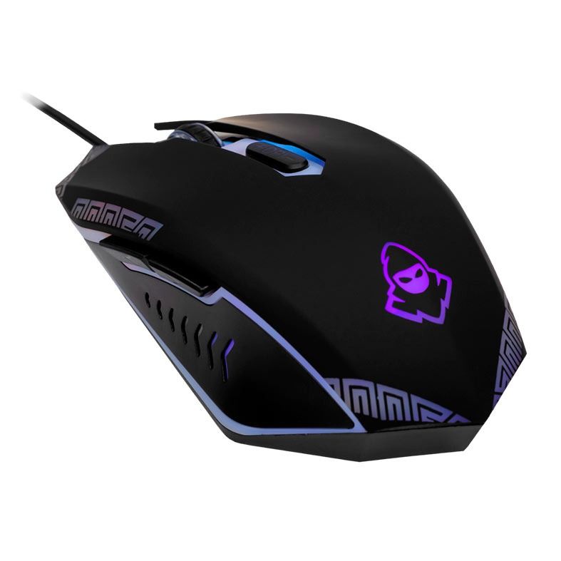 Kit Mancer Player 4x1, Rainbow, Teclado ABNT2, Mouse 6400 DPI, Headset Drivers 40mm, Mousepad 200x180x3, MCR-KPLR-01-BK