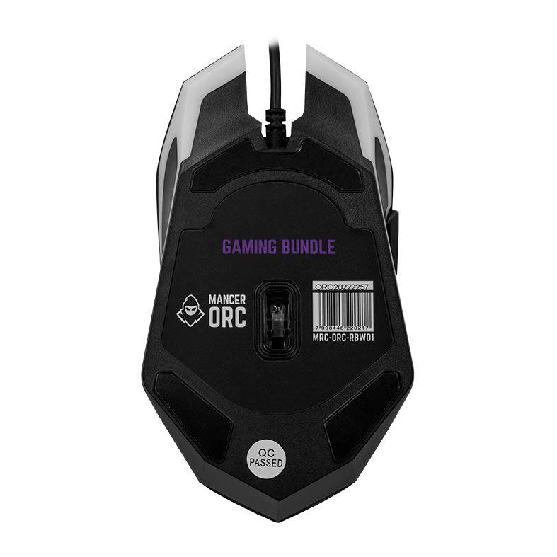 Kit Teclado e Mouse Gamer Mancer Krinus, Rainbow, Teclado ABNT2, Mouse 3600DPI, MCR-KRS-RBW01