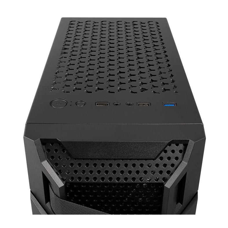 Gabinete Gamer Mancer Kevlar Lateral De Vidro Preto, MCR-KVR-BL01