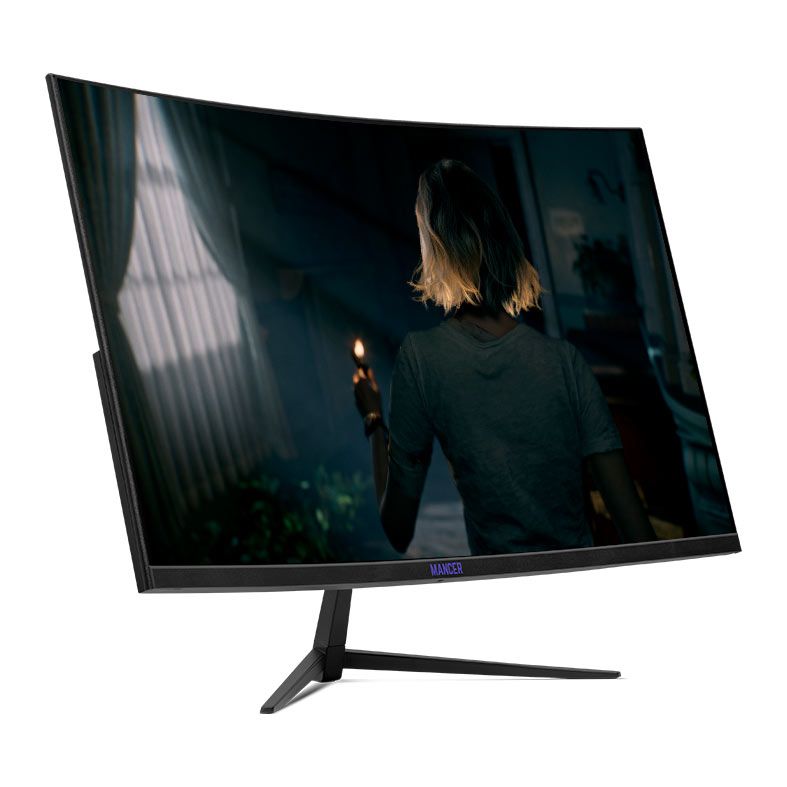 OPENBOX - Monitor Gamer Mancer Leviathan V2, 32 Pol, VA, Curvo, QHD, 1ms, 165Hz, HDMI/DP, MCR-LEVHTV2-BL01