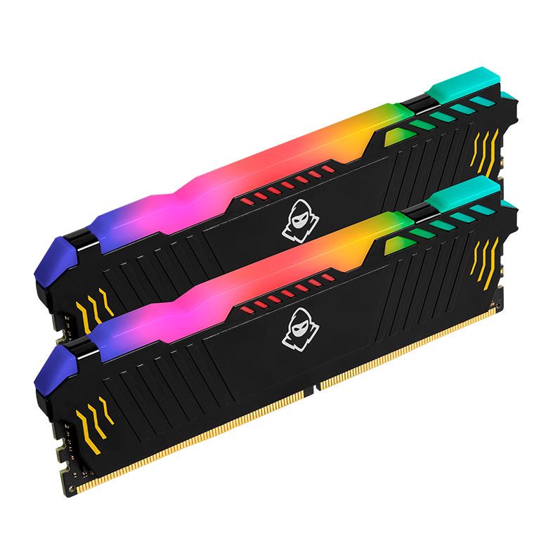 Memoria Mancer Lumina, RGB, 16GB (2X8GB), DDR4, 3200MHz, C16, Preta, MCR-LMNRGB-2X8GB