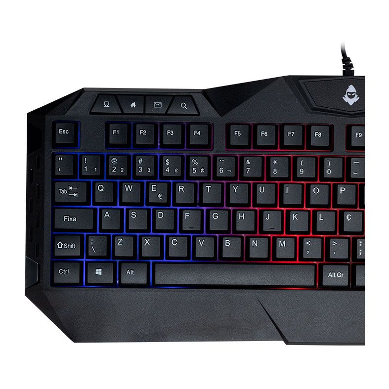 Teclado Gamer Mancer Magma, Rainbow, ABNT2, Preto, MCR-MGM-RGB01