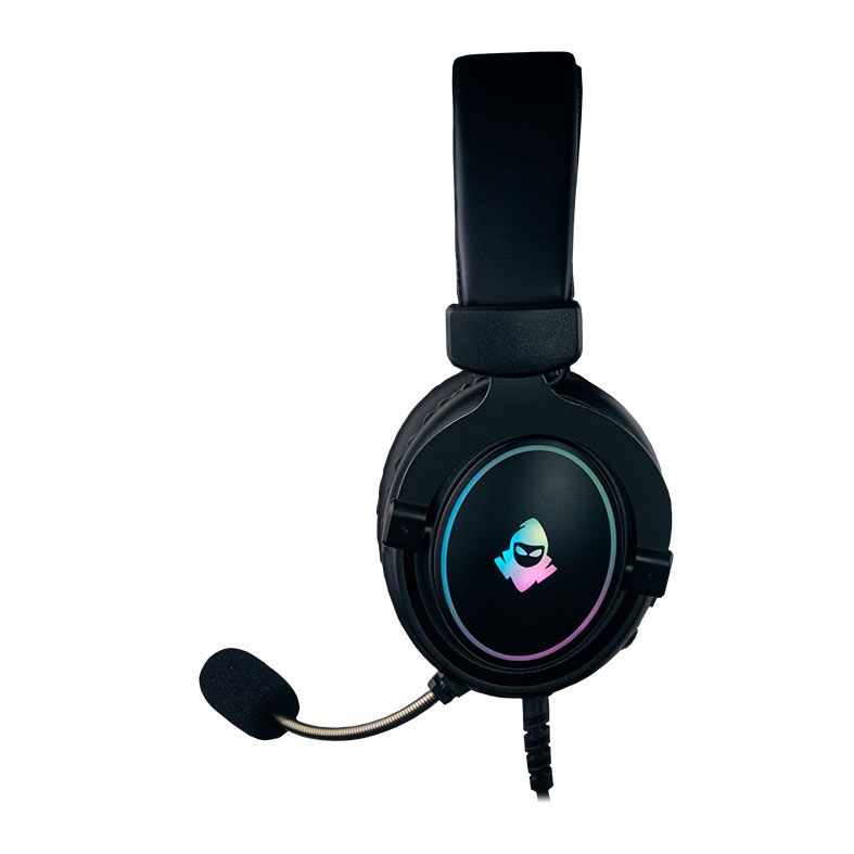 Headset Gamer Mancer Midnight, Rainbow, Drivers 50mm, Preto, MCR-MNT-RGB01