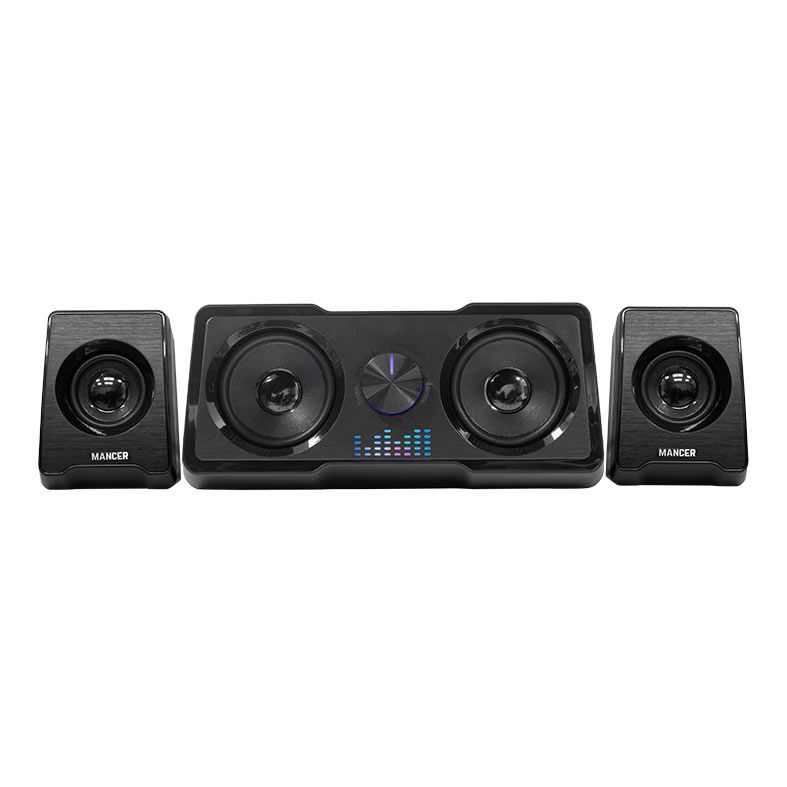 Caixa de Som Gamer Mancer Murk, 2x5W+2x3W RMS, Rainbow, USB, Preto, MCR-MRK-RBW01