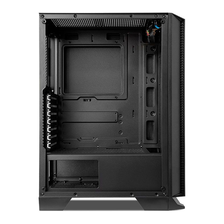 Gabinete Gamer Mancer Narok, RGB, Mid-Tower, Lateral de Vidro, Com 3 Fans, Preto, MCR-NRK-RGB01