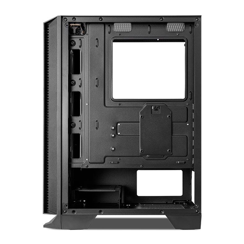 Gabinete Gamer Mancer Narok, RGB, Mid-Tower, Lateral de Vidro, Com 3 Fans, Preto, MCR-NRK-RGB01