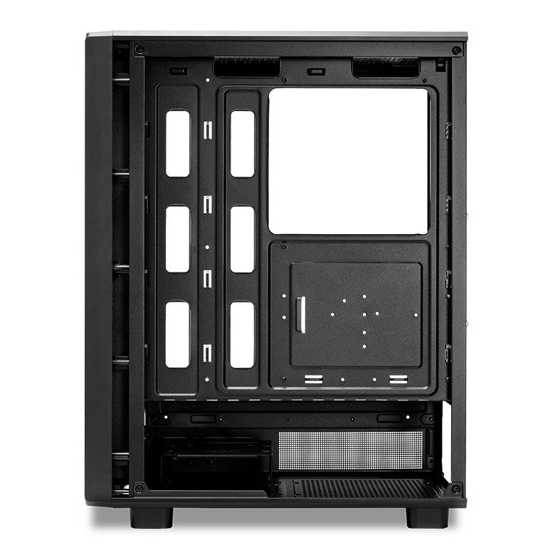 Gabinete Gamer Mancer Narok X, Mid-Tower, Lateral de vidro, Com 3 Fans, Preto, MCR-NRKX-BK3F