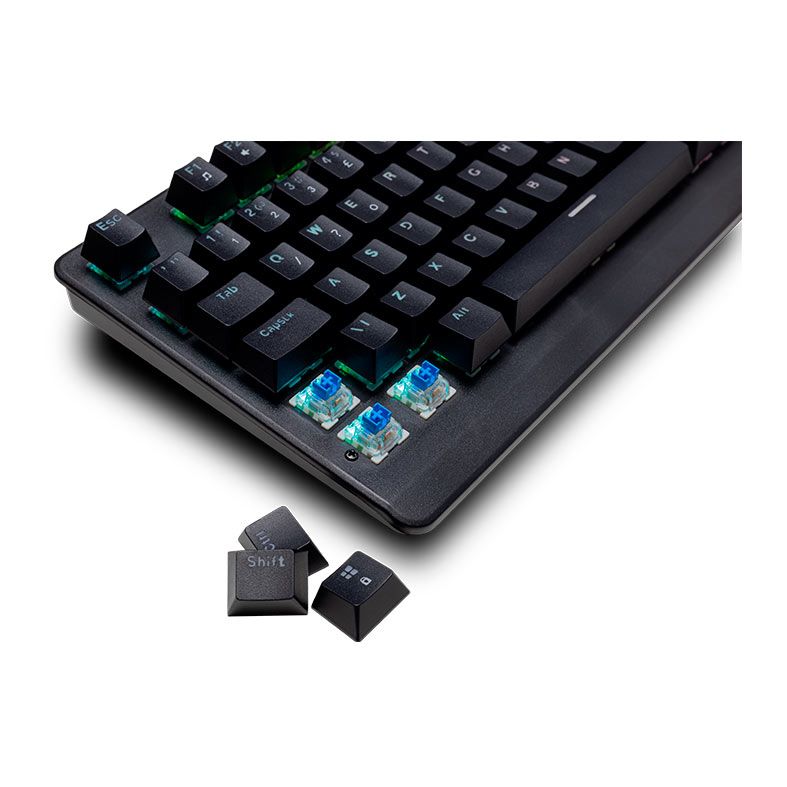 Teclado Mecanico Gamer Mancer Onyx, RGB, ABNT2, Switch Outemu Azul, MCR-ONX-RGB01
