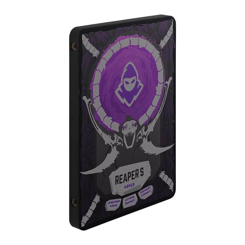SSD Mancer Reaper S, 480GB, 2.5, Sata III 6GB/s, Leitura 500MB/s, Gravacao 450MB/s, MCR-RPRS-480V2