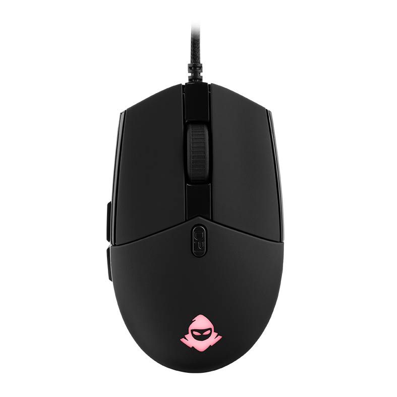 Mouse Gamer Mancer Stinger Rainbow 4000DPI Preto, MCR-STI-BLK01
