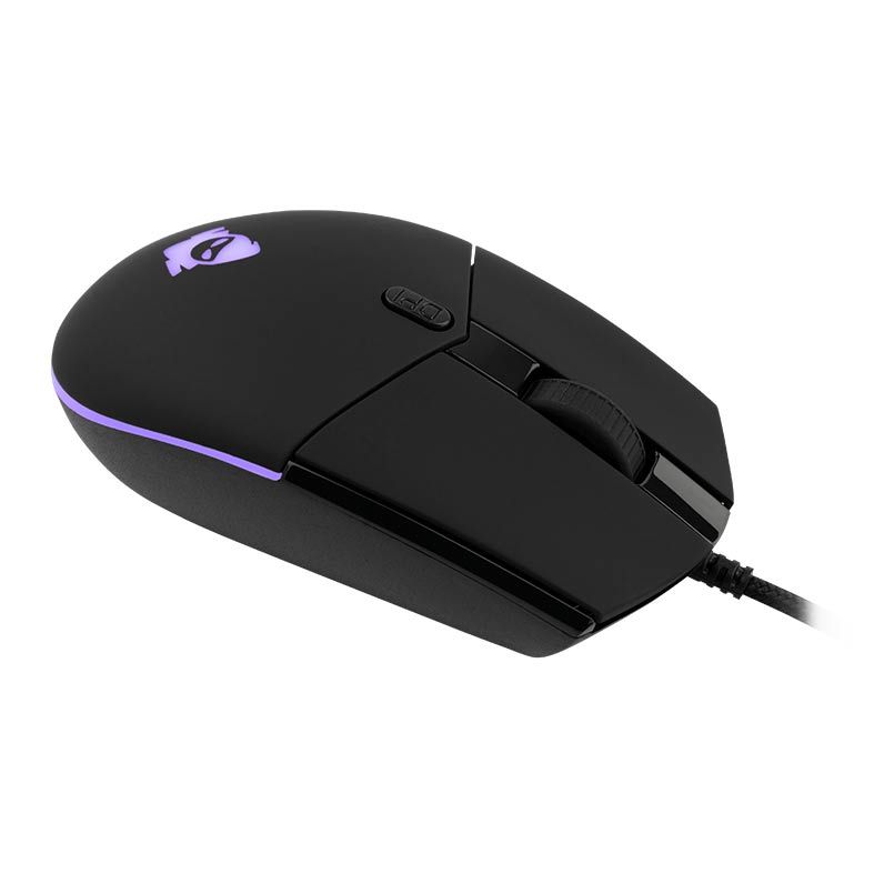 Mouse Gamer Mancer Stinger Rainbow 4000DPI Preto, MCR-STI-BLK01