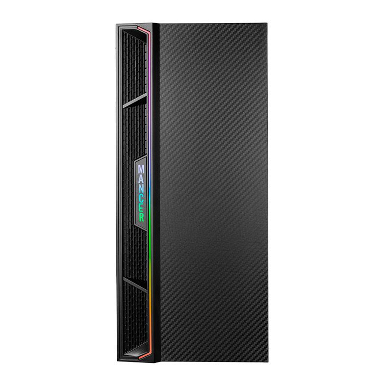 Gabinete Gamer Mancer Targe, Mid-Tower, Lateral de Vidro, Com 1 Fan, Preto, MCR-TGE-BK01