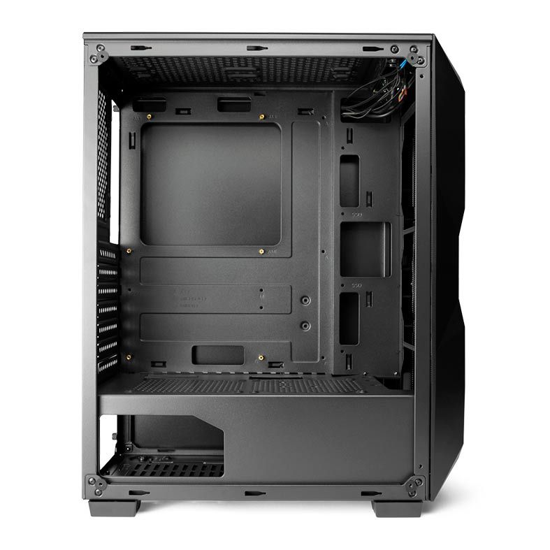 Gabinete Gamer Mancer Typhoon Lateral De Vidro Preto, MCR-TPN-BL01